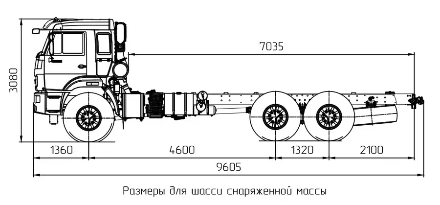 Автомобиль-шасси КАМАЗ- 43118-23090-50