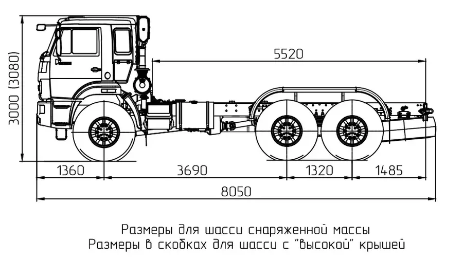 Автомобиль-шасси КАМАЗ- 43118-3971-48