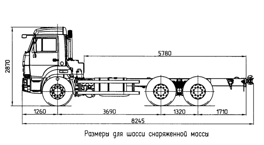 Автомобиль-шасси КАМАЗ- 65115-4081-56