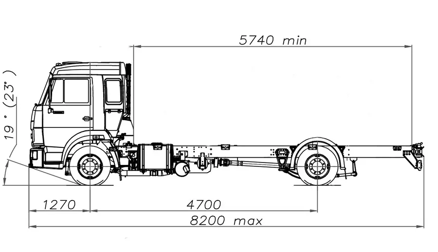 Автомобиль-шасси КАМАЗ- 4308-4084-69