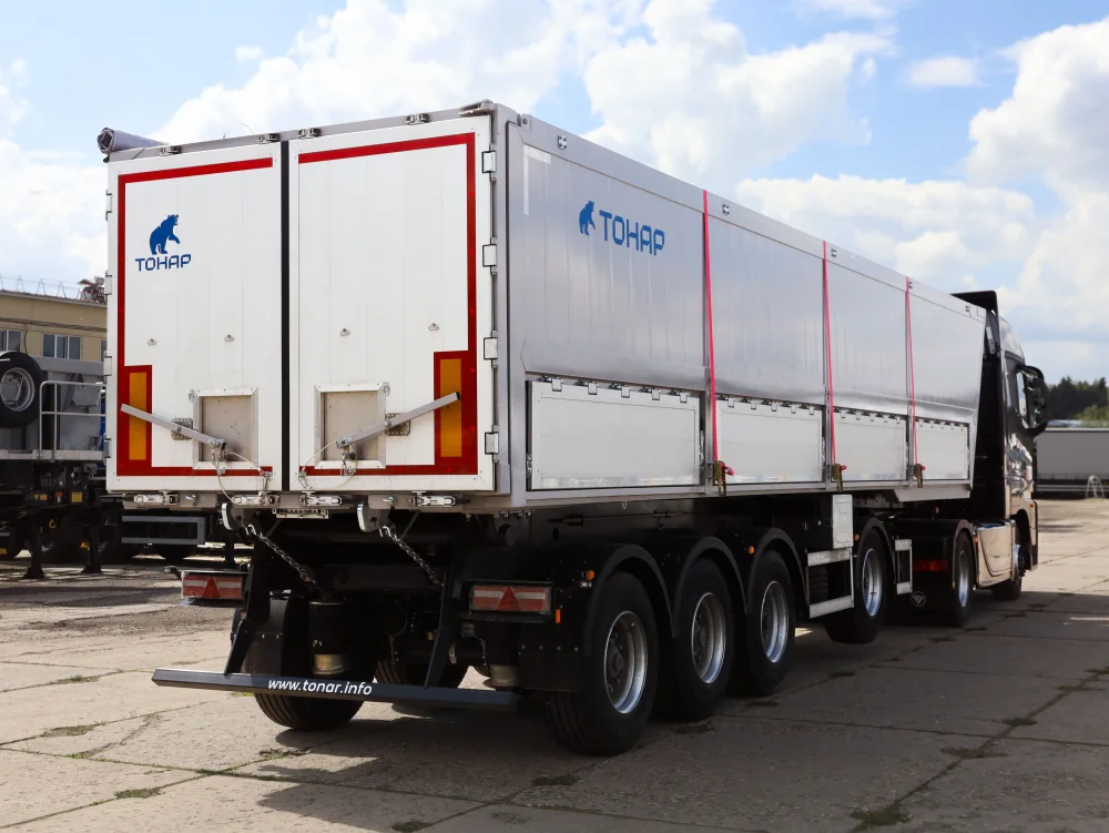 Сцепка седельный тягач Foton A 1846 ADR 4x2 и зерновоз Тонар 9599 - фото 7