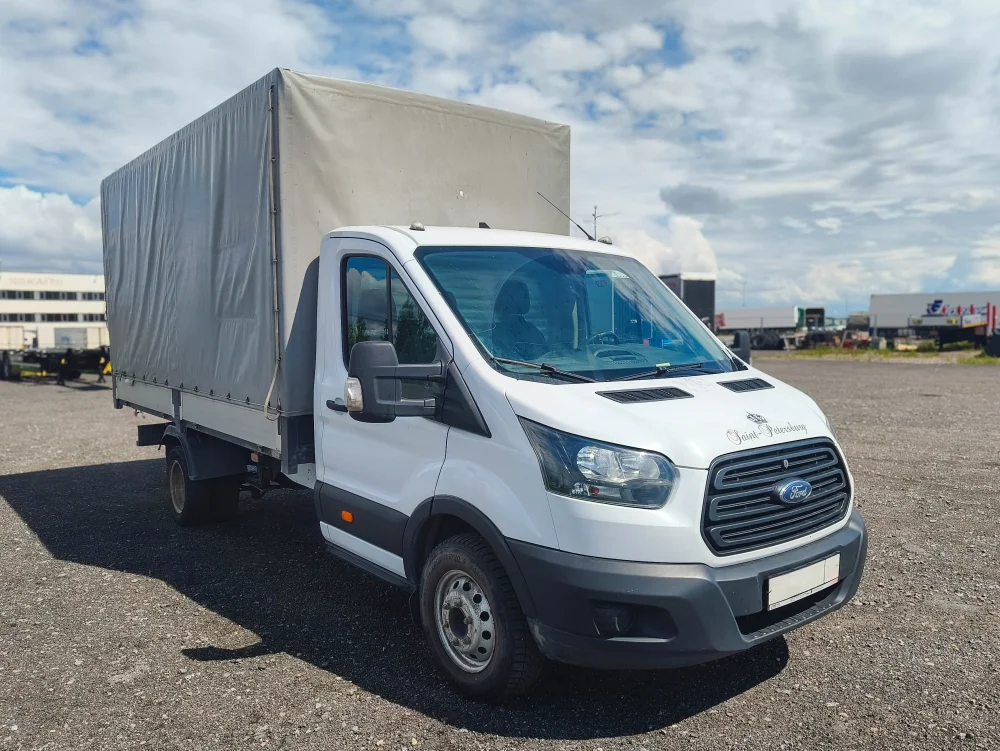 Шторно-бортовой фургон Ford Transit АБ 3320, 2021 г/в - фото 1