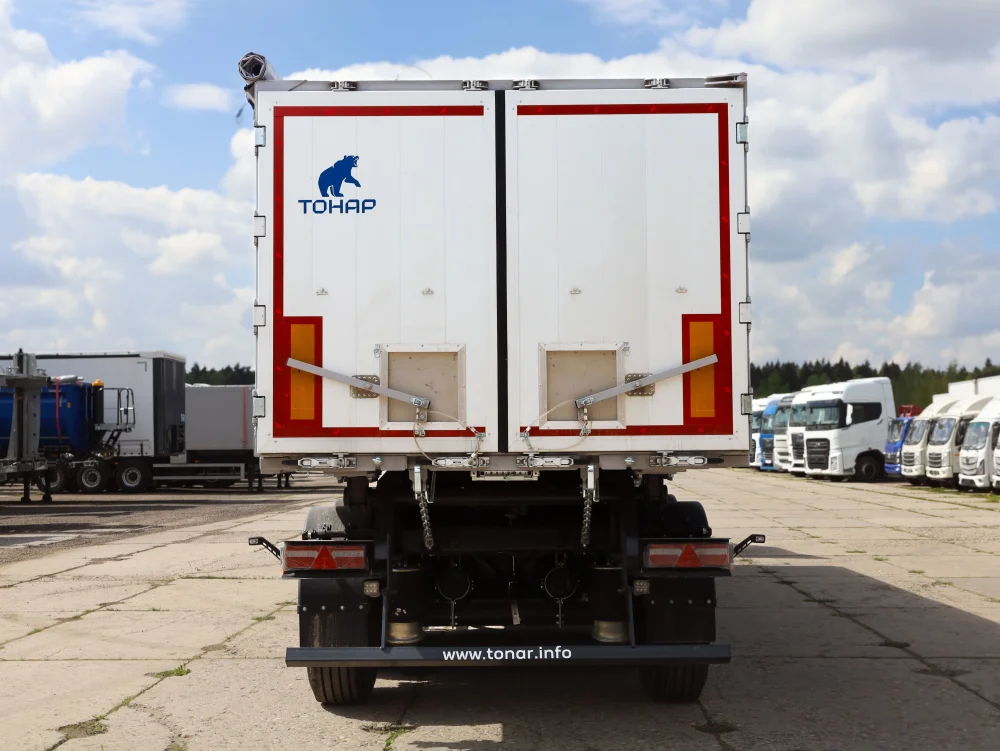 Сцепка седельный тягач Foton A 1846 ADR 4x2 и зерновоз Тонар 9599 - фото 6
