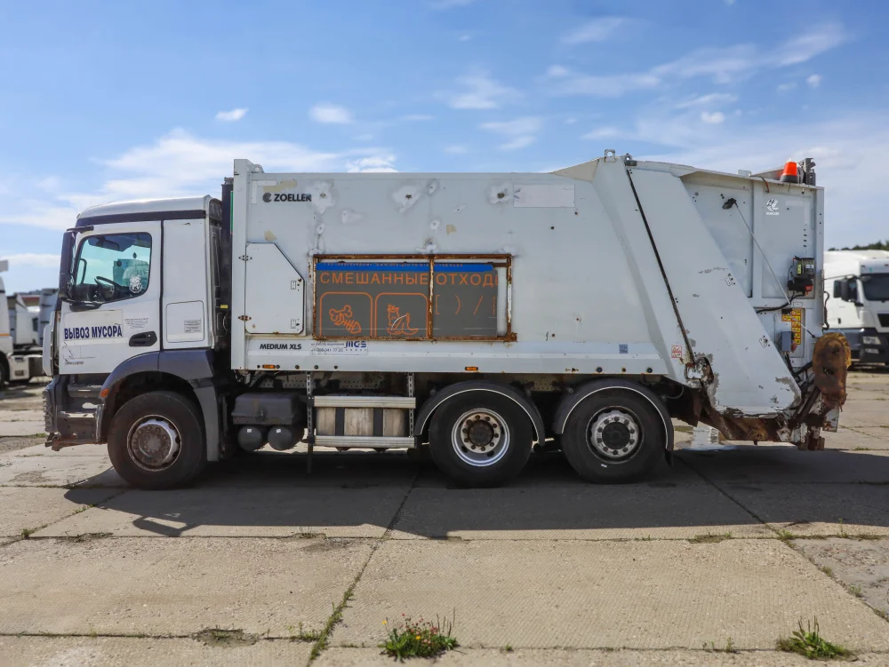 Mусopoвоз PГ-1B на шасси Mercedes-Benz 78341В, 2018 г/в - фото 4