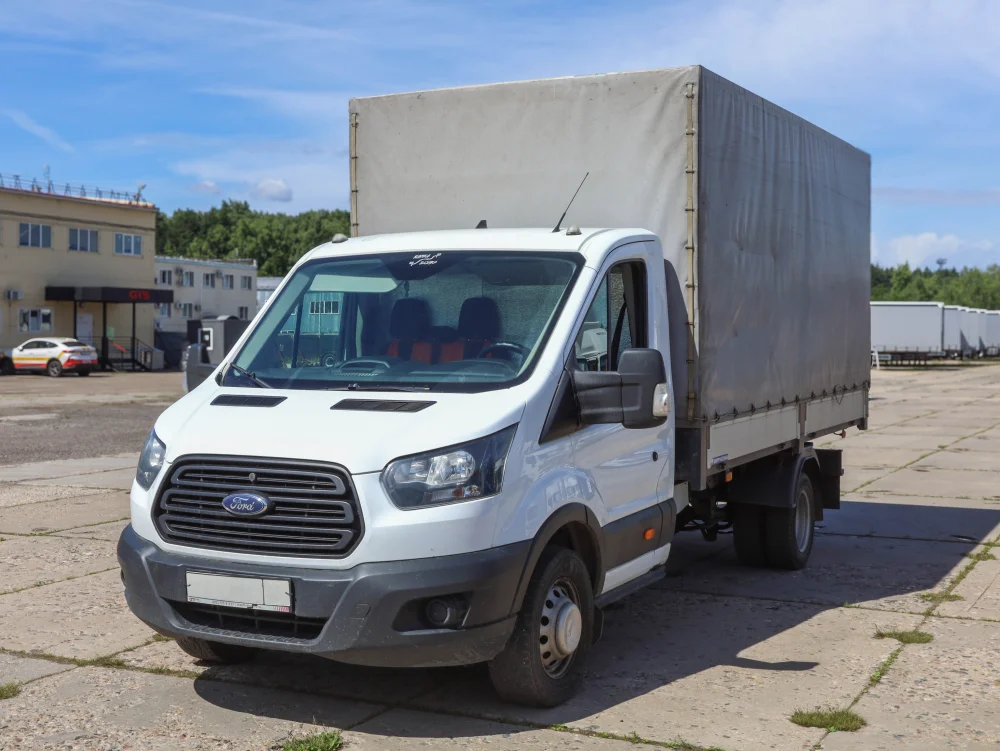 Бортовой тентованный фургон Ford Transit АБ 3320, 2021 г/в - фото 3
