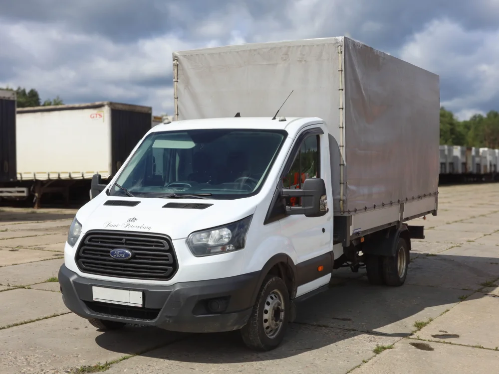 Бортовой тентованный фургон Ford Transit АБ 3320, 2021 г/в - фото 3