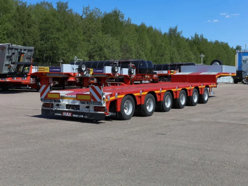 Полуприцеп трал (тяжеловоз) Max Trailer MAX100-N-4A-9.30, 2024 г/в - фото 6