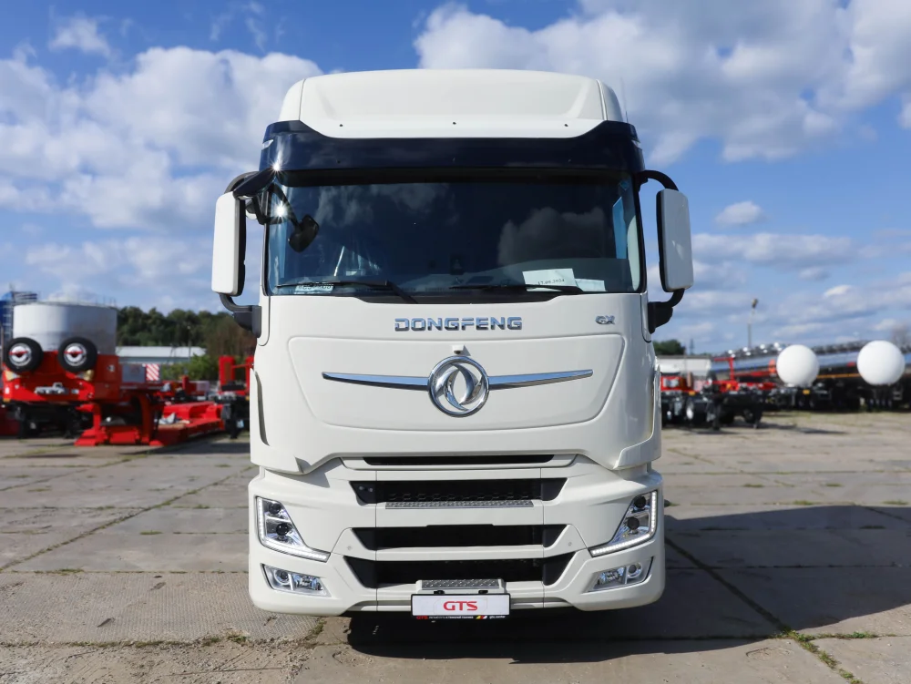 Сцепка седельный тягач Dongfeng GX 4X2 + полуприцеп-контейнеровоз Тонар Нераздвижной / 4 оси 99891 - фото 2