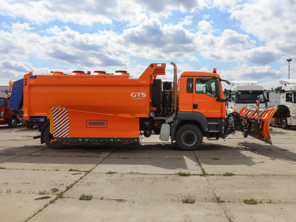 Самосвальный грузовик с КДМ MAN TGS 33.400, 2019 г/в - фото 8