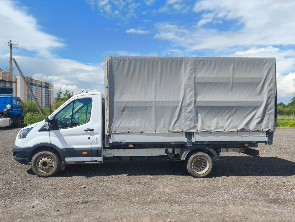 Шторно-бортовой фургон Ford Transit АБ 3320, 2021 г/в - фото 4