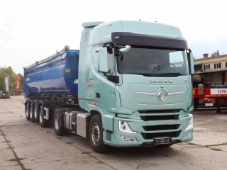 Сцепка Dongfeng GX 4x2 + Тонар 34 м³ / 4 оси 9595