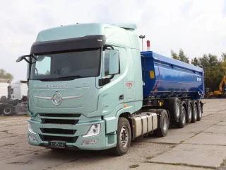 Сцепка Dongfeng GX 4x2 + Тонар 34 м³ / 4 оси 9595