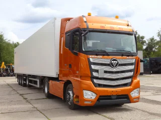 Сцепка седельный тягач Foton Auman A 1846 ADR и полуприцеп Тонар R3-13 97861