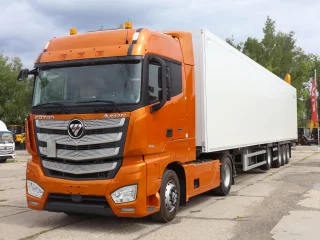 Сцепка седельный тягач Foton Auman A 1846 ADR и полуприцеп Тонар R3-13 97861