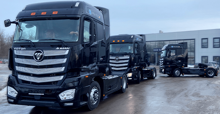Партия Foton на площадках GTS