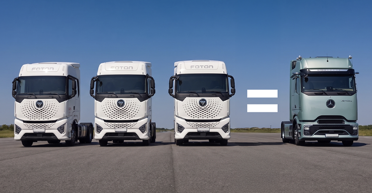 3 Foton Galaxy по цене 1 Actros: математика выгоды