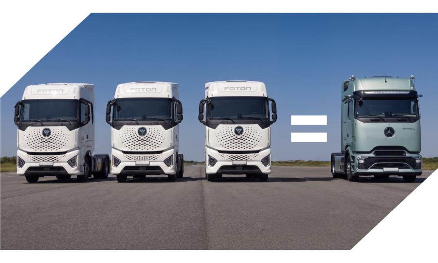 3 Foton Galaxy по цене 1 Actros